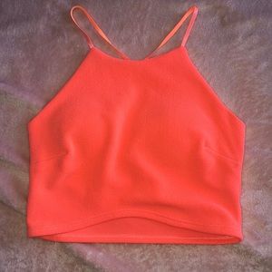 Orange crop top ✨